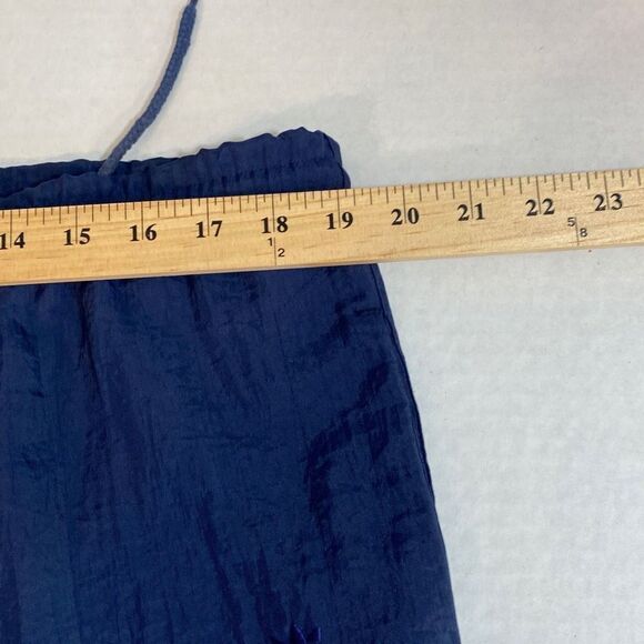 Vintage Adidas Men's Large Nylon Track Pants 4 Pockets and Drawstring Waist - Picture 9 of 13